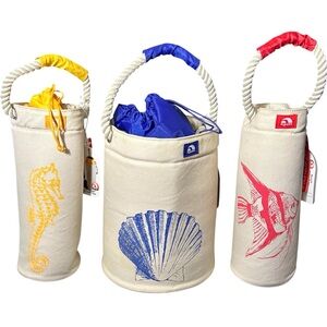 Igloo Beach Cooler Tote and Wine Cooler Totes Bundle NWT